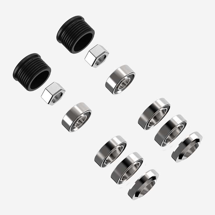 771-72-Set-of-bearings,-hex-nuts-M6,-oil-seal,-end-cap-for-bePRO_nero-shop_prodotto