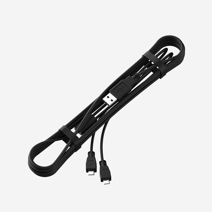 Dual micro USB Cable