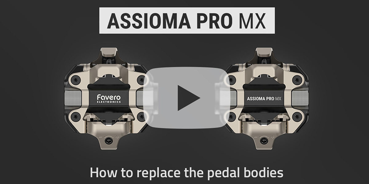 How to replace the pedal body of Assioma PRO MX