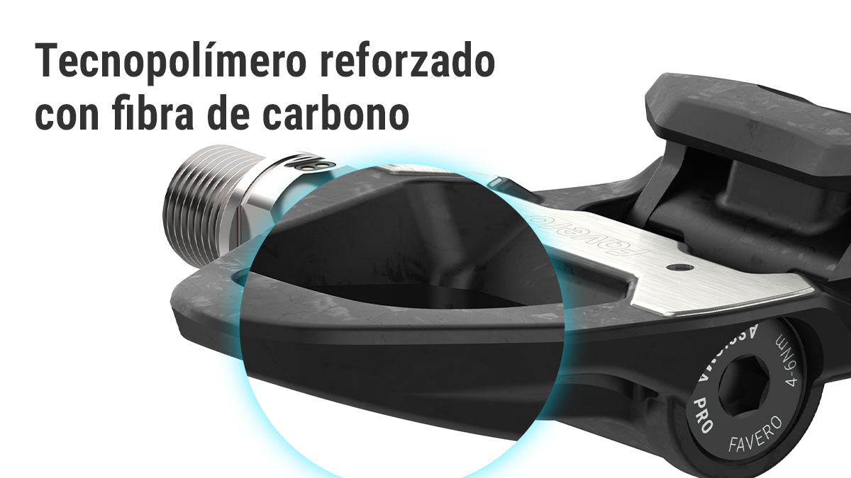 cuerpo de tecnopolímero reforzado con fibra de carbono