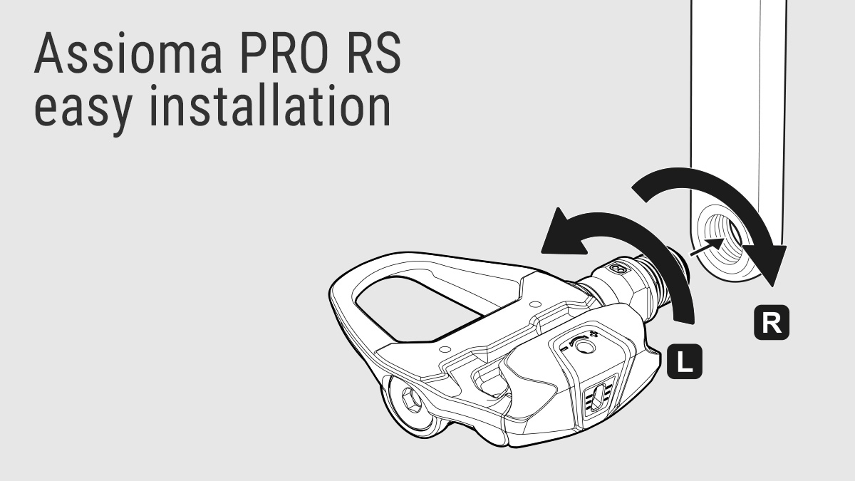 Assioma PRO RS instalación fácil